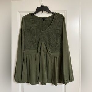 Torrid Long Sleeve Blouse Size 0 (XL)